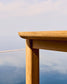 Tavolo Icaro in legno massiccio di teak 280 x 112 cm