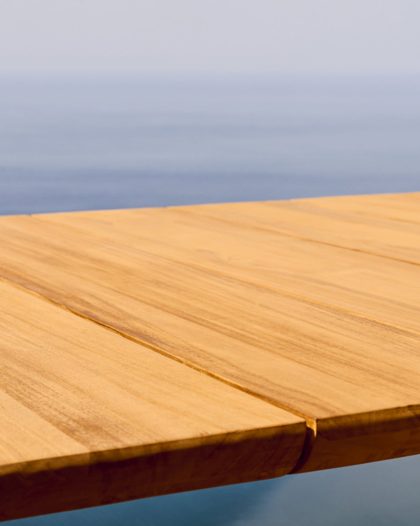 Tavolo Icaro in legno massiccio di teak 280 x 112 cm
