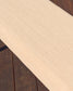 Panca Macaret sfoderabile legno massiccio di rovere finitura in noce 120 cm