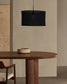 Tavolo Nealy con impiallacciatura in noce e finitura scura 200 x 100 cm