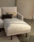 Divano Galene 3 posti con chaise longue destro beige 254 cm