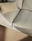 Divano Galene 3 posti con chaise longue destro beige 254 cm