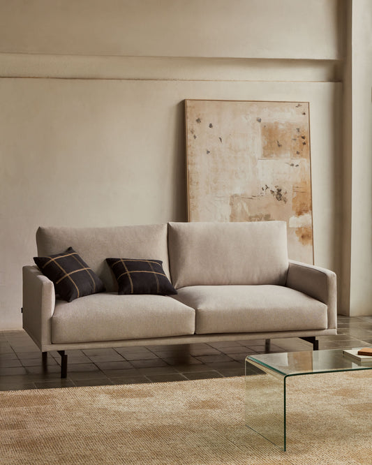 Divano Galene 3 posti beige 214 cm