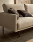 Divano Galene 3 posti beige 214 cm