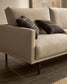 Divano Galene 3 posti beige 214 cm