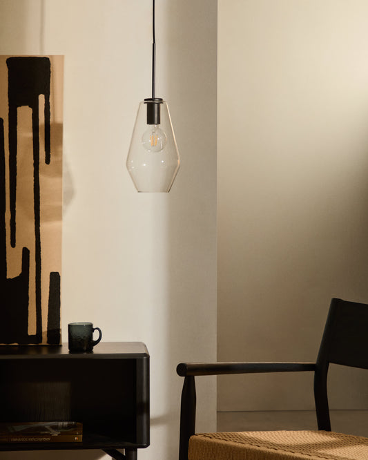 Lampada da soffitto Mao in cristallo Ø 17 cm