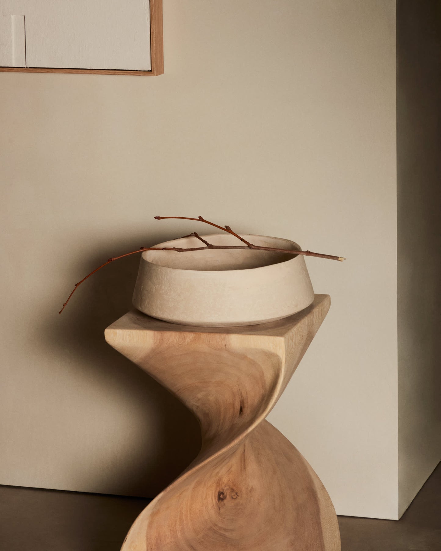 Tavolino Hakon in legno massello di mungur 30 x 30 cm