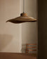 Lampada da soffitto Albenya in fibre naturali e cotone con finitura naturale e in bianco Ø 90 cm