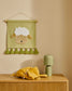 Lampada da tavolo Monze in metallo verniciato verde chiaro