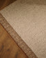 Tappeto Nifelia jacquard in lana beige 200 x 300 cm