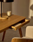 Scrivania Julia 120 x 65 cm in frassino naturale