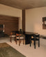 Tavolo Litto MDF laccato nero 200 x 100 cm
