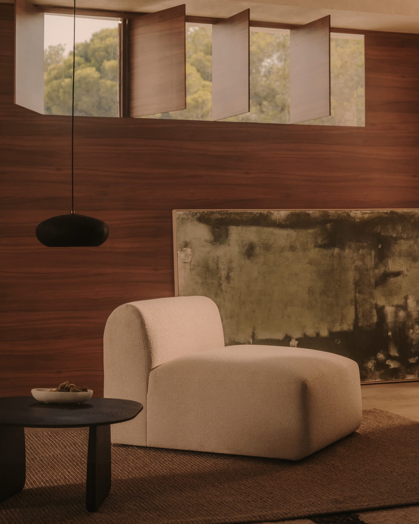 Quadro astratto Selnar verde 202 x 122 cm