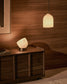 Lampada a soffitto Shenli di alabastro Ø 15 cm