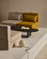 Pouf letto convertibile Arty mostarda 70 x 89 (200) cm