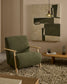 Quadro Fida verde 118 x 94 cm