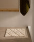 Tappeto Nyana da bagno di cotone bianco 50 x 70 cm