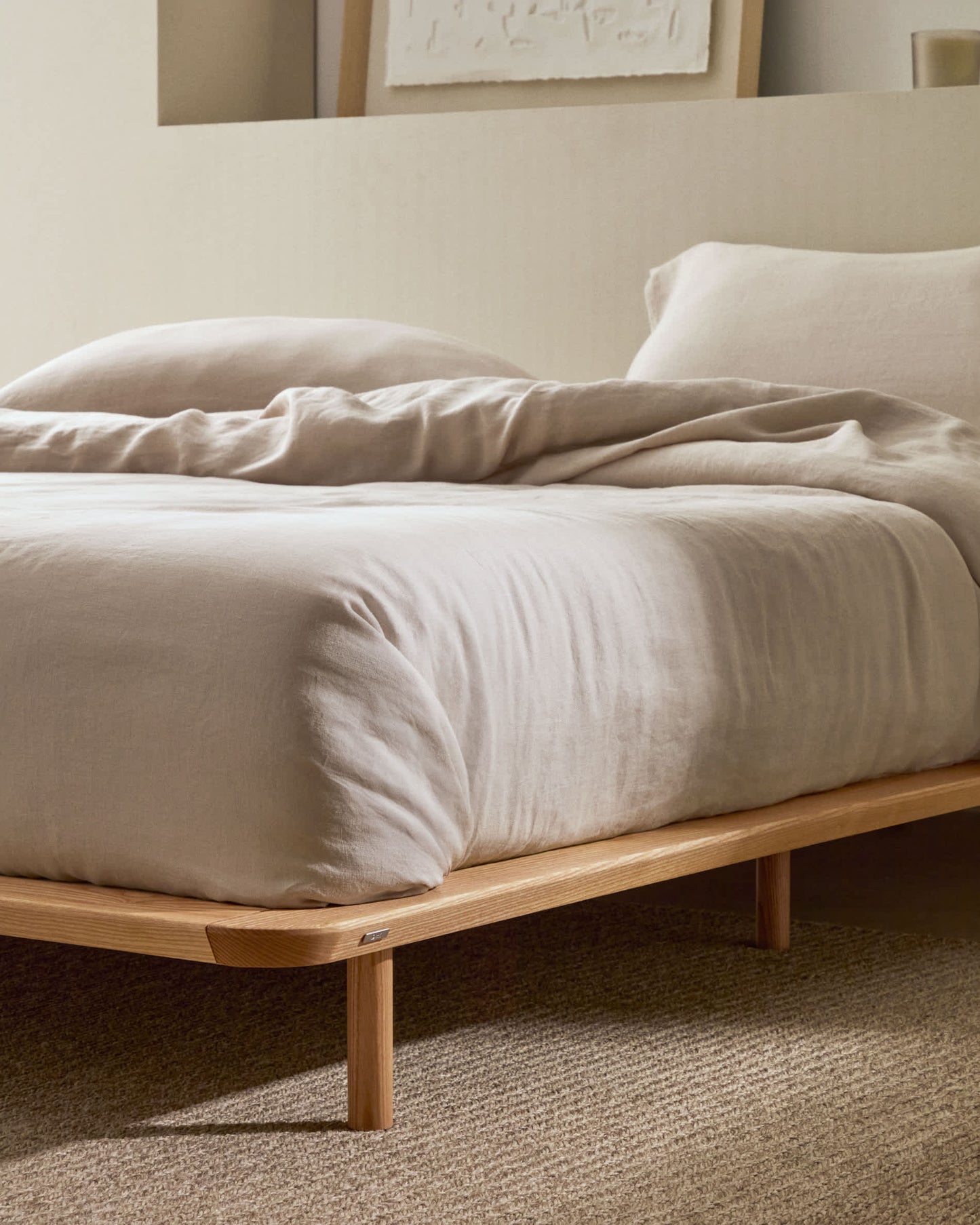 Letto Anielle in massello di frassino 160 x 200 cm