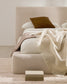 Letto sfoderabile Blok écru per materasso 90 x 200 cm