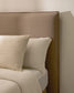Letto sfoderabile Jaira in lino e cotone topo per materasso da 150 x 190 cm FSC Mix Credit