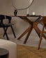 Tavolo Naanim in impiallacciatura di noce 180 x 110 cm