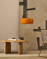 Lampada a soffitto Reig di vetro arancione Ø 38 cm
