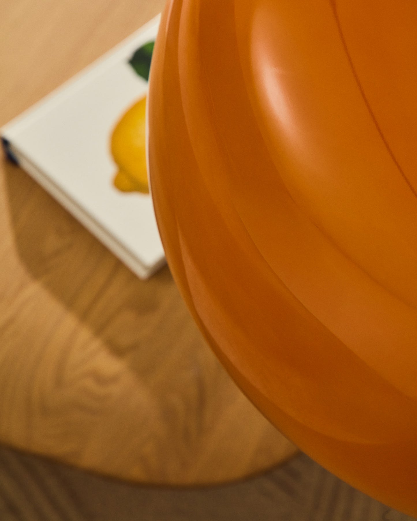 Lampada a soffitto Reig di vetro arancione Ø 38 cm