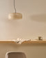 Lampada a soffitto Reig di vetro grigio chiaro Ø 38 cm