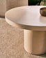 Tavolo rotondo Aiguablava in cemento beige Ø 120 cm