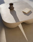 Tavolino da salotto Colba in polystone 100 x 100 cm