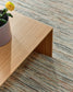 Tavolino salotto Litto impiallacciatura in rovere 140 x 70 cm