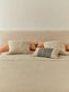 Letto sfoderabile Blok écru per materasso 160 x 200 cm