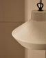 Lampada da soffitto Portol in ceramica beige