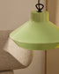 Lampada da soffitto Portol in ceramica verde