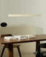 Lampada da soffitto Boadella in alluminio con finitura verniciata beige