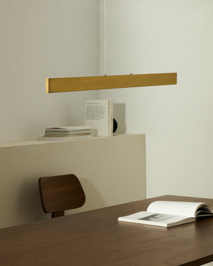 Lampada da soffitto Boadella in alluminio con finitura verniciata oro