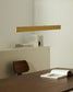 Lampada da soffitto Boadella in alluminio con finitura verniciata oro