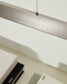 Lampada da soffitto Boadella in alluminio con finitura verniciata argento spazzolato