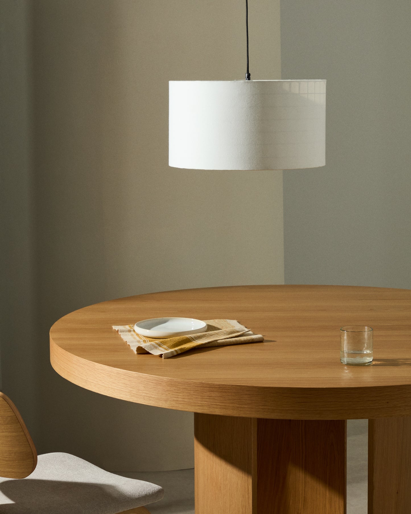 Paralume per lampada da soffitto Dulan in cotone Ø 45 cm