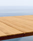 Tavolo Icaro in legno massiccio di teak 220 x 102 cm
