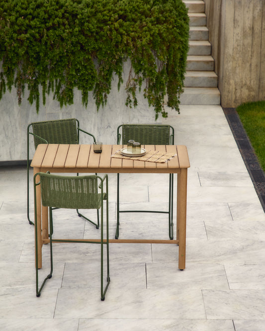 Tavolo Sori in legno massiccio di acacia 138 x 78 cm
