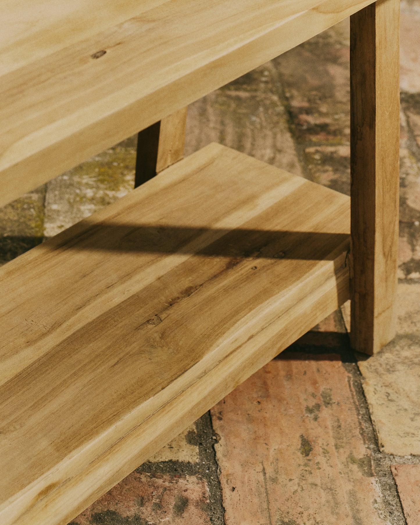 Panca Safara in legno massello di teak riciclato 150 cm
