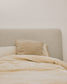 Letto sfoderabile Martina in ciniglia écru per materassi 90 x 200 cm