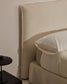 Letto sfoderabile Jaira in ciniglia bianca per materasso da 160x200cm FSC Mix Credit