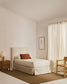 Letto sfoderabile Jaira in ciniglia bianca per materasso da 90x200cm FSC Mix Credit