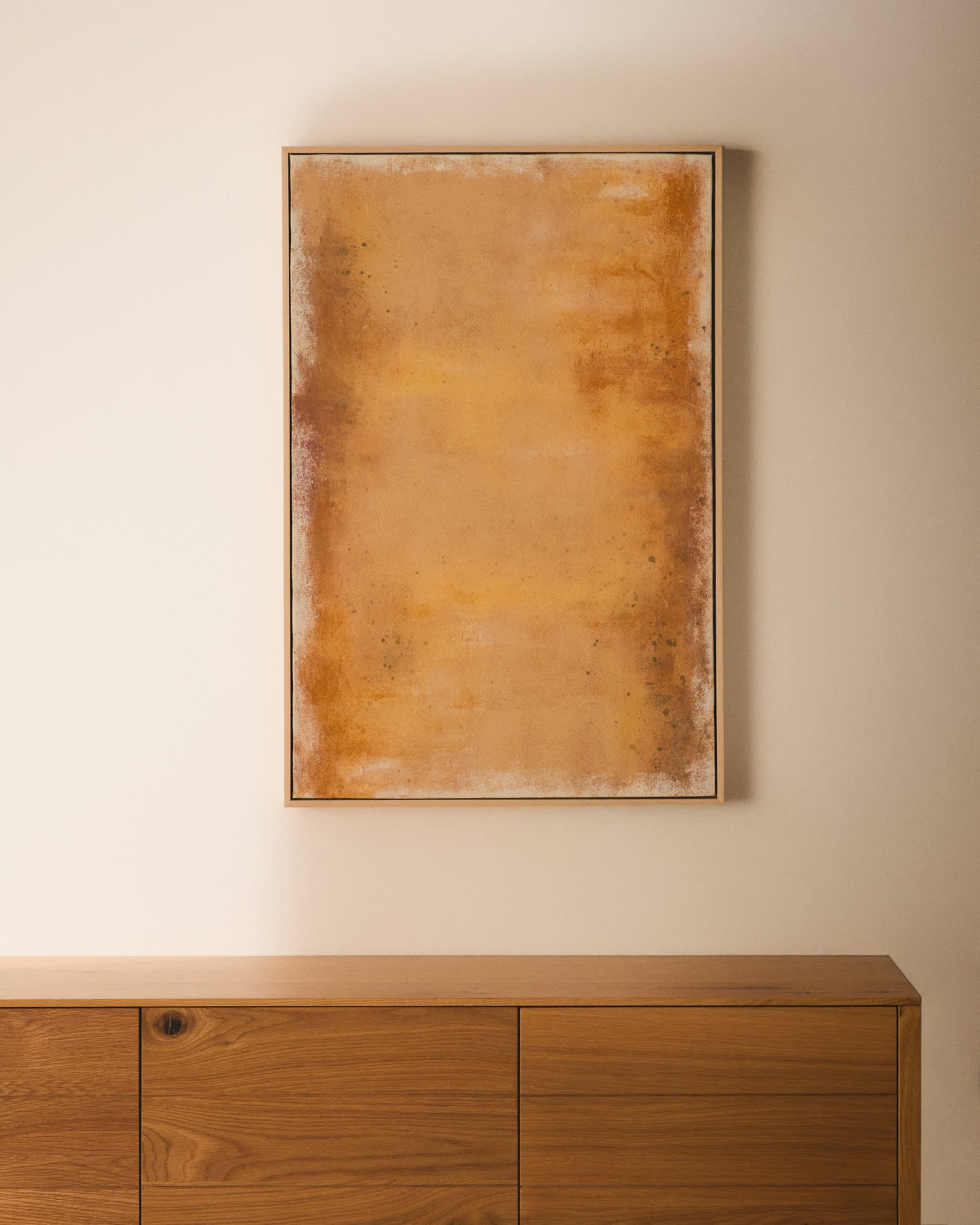 Quadro astratto Selnar giallo 60 x 90 cm