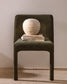 Vaso Evania in ceramica beige 21 cm