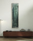 Quadro astratto Selnar verde 182 x 47 cm