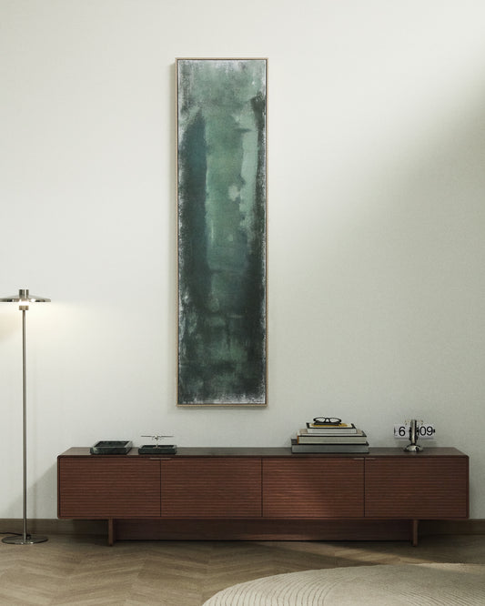 Mobile TV Norlen 4 ante in impiallacciato di noce 200 x 46 cm
