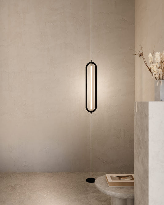 Lampada da soffitto Bow in alluminio nero Ø 16 cm